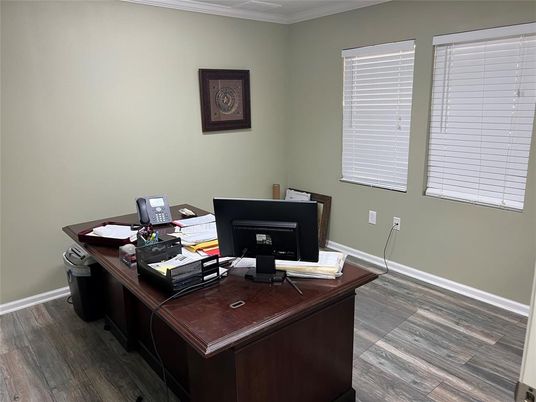 Home Office, Interior, Wood Texture Flooring