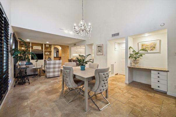 Chandelier, Dining room, Interior, Recessed Lighting