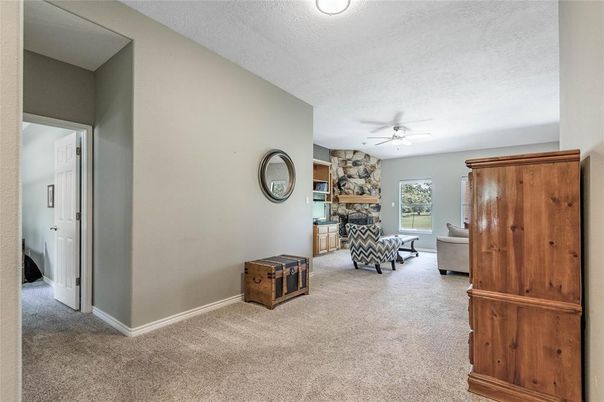 Fireplace, Interior, Living room, Stone Walls