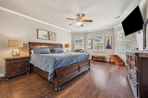 Bedroom, Interior, Wood Texture Flooring