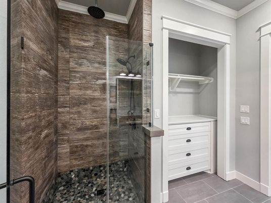 Bathroom, Glass Shower, Interior