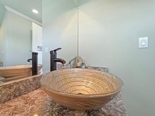 Bathroom, Interior, Marble, Recessed Lighting