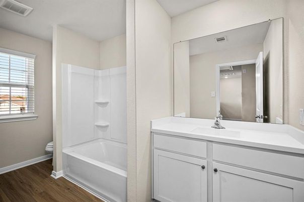 Bathroom, Interior, Wood Texture Flooring
