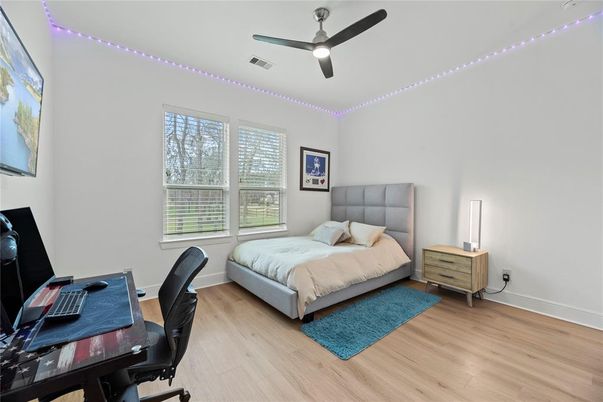 Bedroom, Home Office, Interior, Wood Texture Flooring