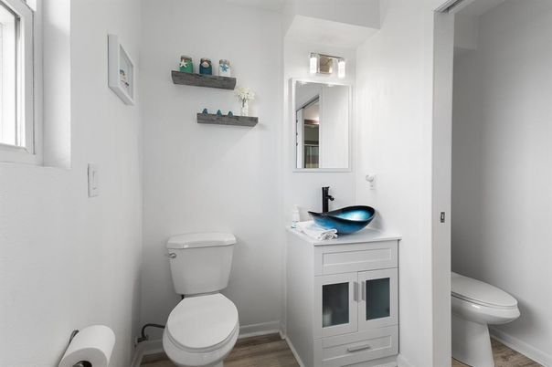 Bathroom, Interior, Wood Texture Flooring