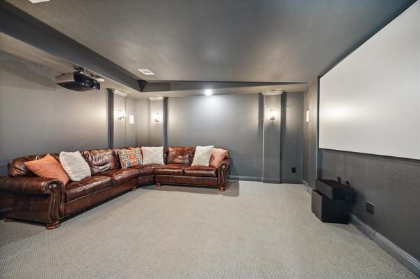 Interior, Projection Screen, Theatre Room