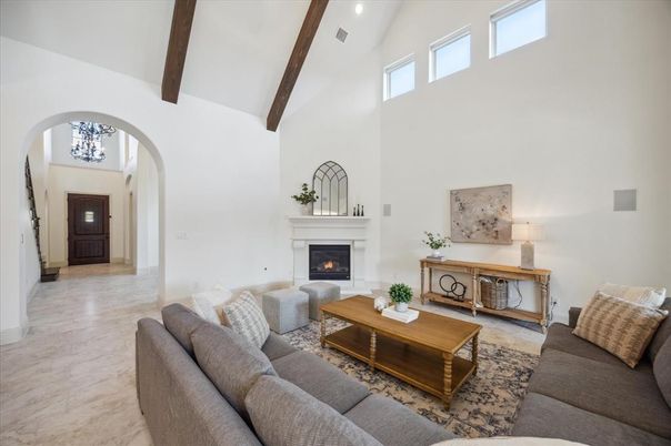 Fireplace, Interior, Living room, Wooden Beams
