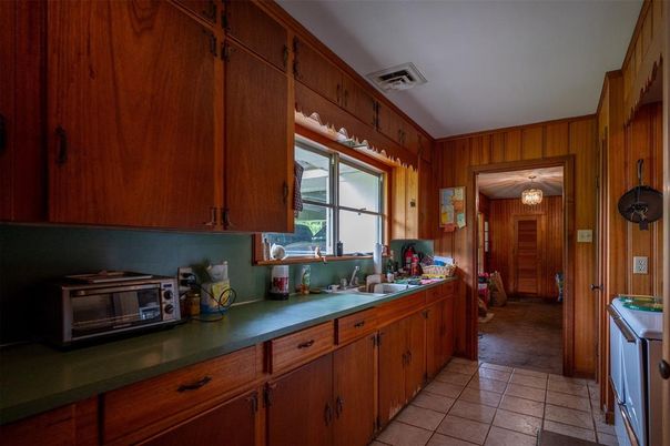 Interior, Kitchen, Wooden Walls