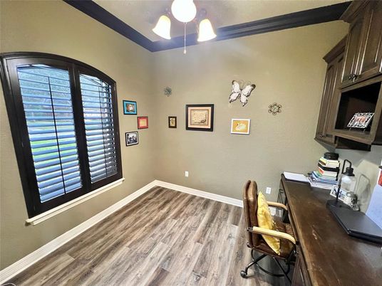 Home Office, Interior, Wood Texture Flooring