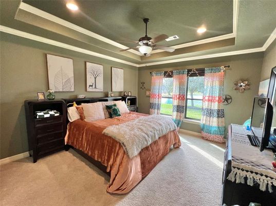 Bedroom, Interior, Recessed Lighting