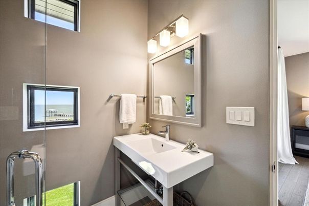Bathroom, Interior, Wood Texture Flooring