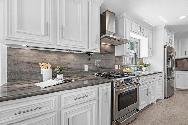 Interior, Kitchen, Recessed Lighting, Stainless Steel Appliances