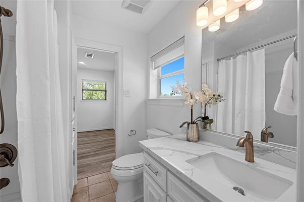 Bathroom, Interior, Wood Texture Flooring