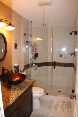 Bathroom, Glass Shower, Interior