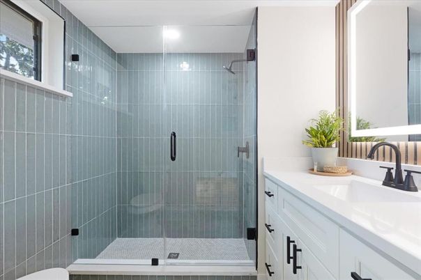 Bathroom, Glass Shower, Interior