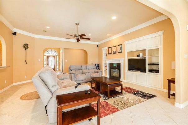 Interior, Living room, Recessed Lighting