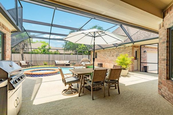 Dining room, Glass Ceilings, Interior, Pool, Stone Walls, Sun Room