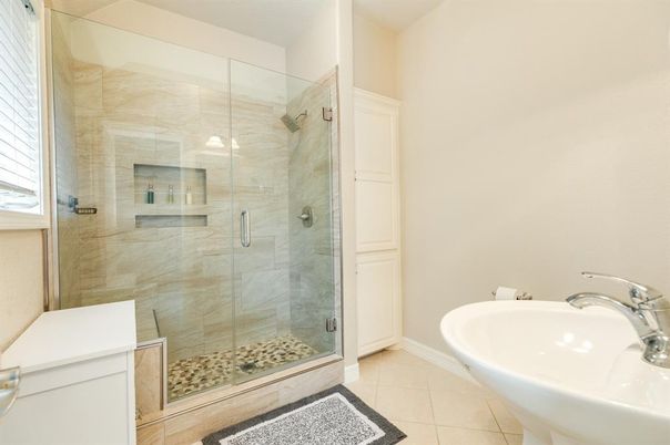 Bathroom, Glass Shower, Interior