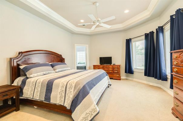 Bedroom, Interior, Recessed Lighting