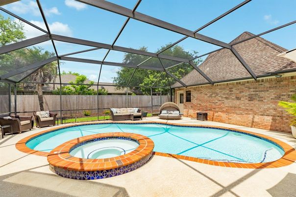 Glass Ceilings, Interior, Pool, Stone Walls, Sun Room