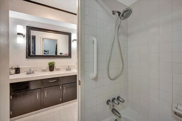 Bathroom, Dual Sink Vanities, Interior, Tile Countertops