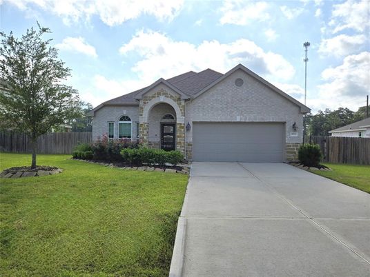Attached, Backyard, Exterior, Facade, Brick Traditional