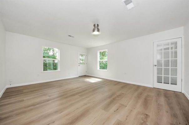 Empty room, Interior, Wood Texture Flooring