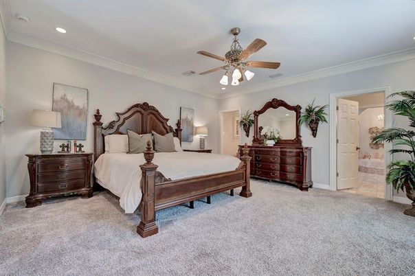 Bedroom, Interior, Recessed Lighting