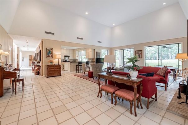 Dining room, Interior, Kitchen, Living room, Recessed Lighting, Stainless Steel Appliances