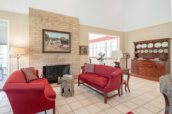 Fireplace, Interior, Living room, Stone Walls