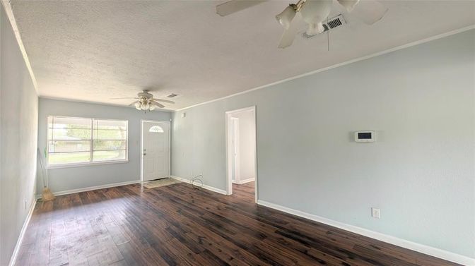 Empty room, Interior, Wood Texture Flooring