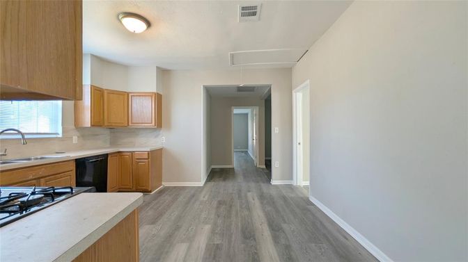 Interior, Kitchen, Wood Texture Flooring