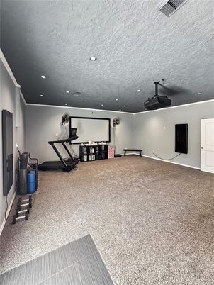 Fitness Equipment, Interior, Projection Screen, Recessed Lighting