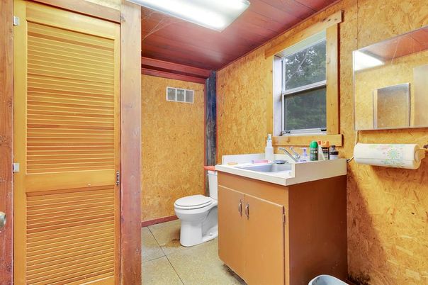 Bathroom, Interior, Wooden Walls