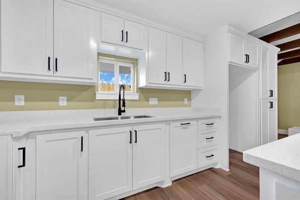 Interior, Kitchen, Wood Texture Flooring