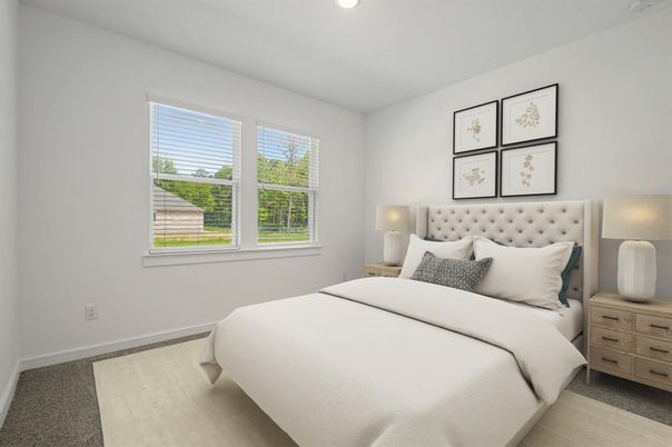 Bedroom, Interior, Recessed Lighting