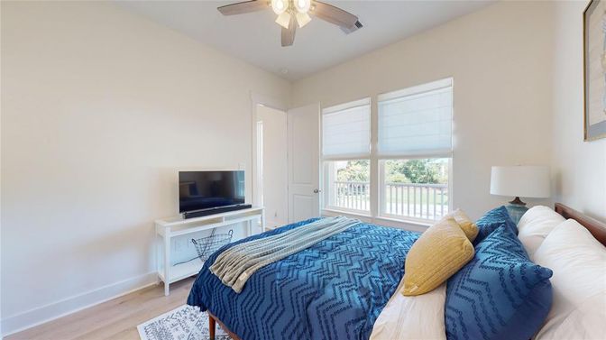 Bedroom, Interior, Wood Texture Flooring