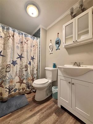 Bathroom, Interior, Wood Texture Flooring