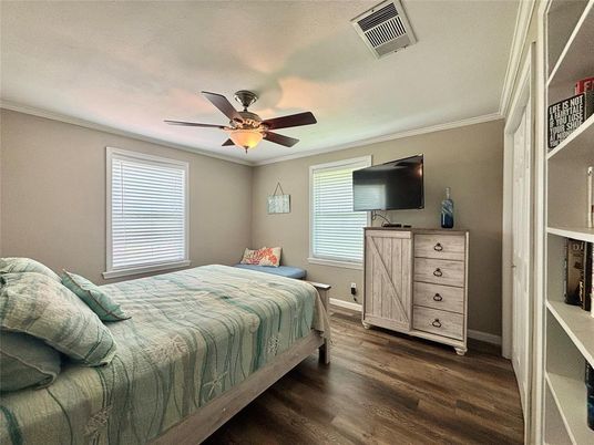 Bedroom, Interior, Wood Texture Flooring