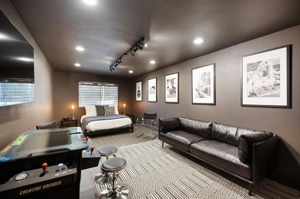 Bedroom, Interior, Recessed Lighting