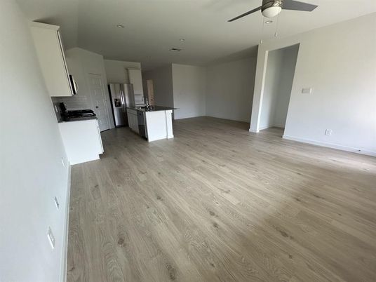 Empty room, Interior, Kitchen, Wood Texture Flooring