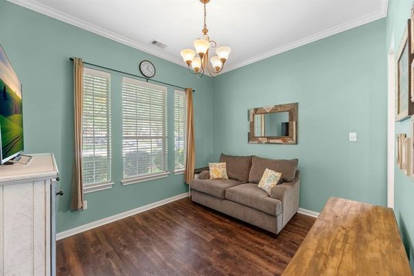 Chandelier, Interior, Wood Texture Flooring
