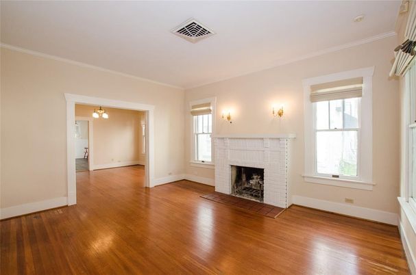 Empty room, Fireplace, Interior, Wood Texture Flooring