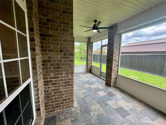 Interior, Stone Walls, Sun Room