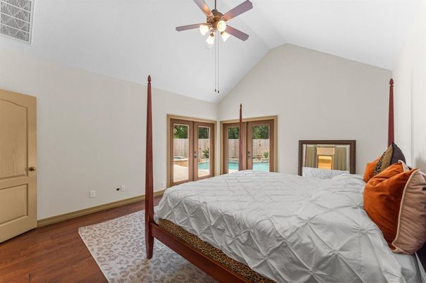 Bedroom, Interior, Wood Texture Flooring