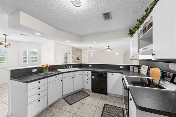 Chandelier, Interior, Kitchen, Recessed Lighting