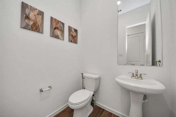 Bathroom, Interior, Wood Texture Flooring
