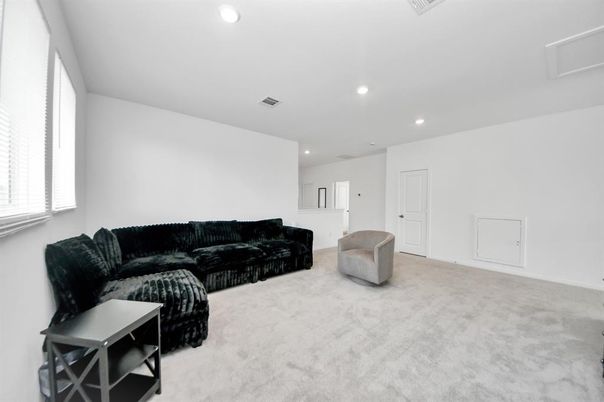 Interior, Living room, Recessed Lighting