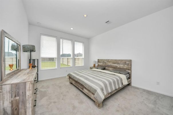Bedroom, Interior, Recessed Lighting