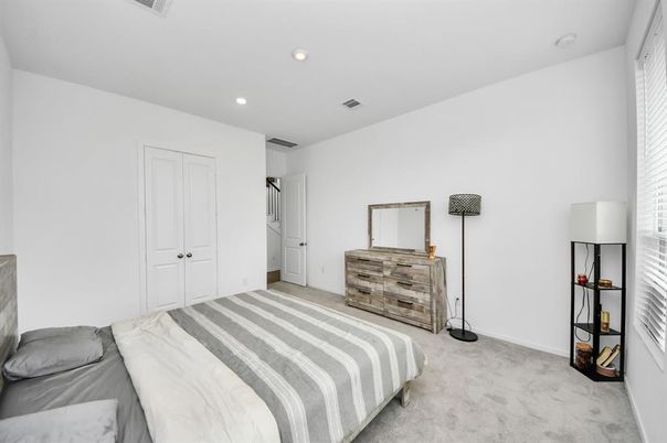 Bedroom, Interior, Recessed Lighting